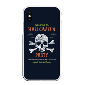 Чехол для iPhone XS Max матовый с принтом Halloween Party в Тюмени, Силикон | Область печати: задняя сторона чехла, без боковых панелей | Тематика изображения на принте: halloween | holiday | pumpkin | samayn | vampire | zombie | вампир | ведьма | вечеринка | день всех святых | зомби | карнавал | маскарад | мертвец | оборотень | привидение | самайн | светильник джека | страшный джек | труп