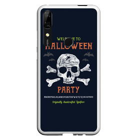 Чехол для Honor P Smart Z с принтом Halloween Party в Тюмени, Силикон | Область печати: задняя сторона чехла, без боковых панелей | Тематика изображения на принте: halloween | holiday | pumpkin | samayn | vampire | zombie | вампир | ведьма | вечеринка | день всех святых | зомби | карнавал | маскарад | мертвец | оборотень | привидение | самайн | светильник джека | страшный джек | труп