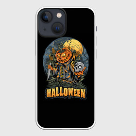 Чехол для iPhone 13 mini с принтом HALLOWEEN в Тюмени,  |  | halloween | holiday | pumpkin | samayn | vampire | zombie | вампир | ведьма | вечеринка | день всех святых | зомби | карнавал | маскарад | мертвец | оборотень | привидение | самайн | светильник джека | страшный джек | труп