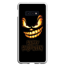 Чехол для Samsung S10E с принтом Happy Halloween в Тюмени, Силикон | Область печати: задняя сторона чехла, без боковых панелей | halloween | holiday | pumpkin | samayn | vampire | zombie | вампир | ведьма | вечеринка | день всех святых | зомби | карнавал | маскарад | мертвец | оборотень | привидение | самайн | светильник джека | страшный джек | труп