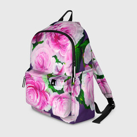 Рюкзак 3D с принтом Цветы 