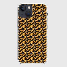 Чехол для iPhone 13 mini с принтом Gold of Baroque. Queen. в Тюмени,  |  | Тематика изображения на принте: baroque | floral | gold | queen | style | барокко | золото | королева | стиль | цветы