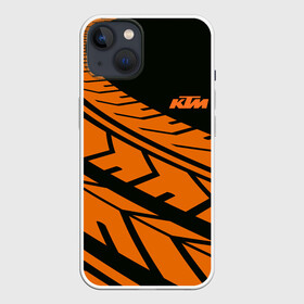 Чехол для iPhone 13 с принтом ORANGE KTM | КТМ (Z) в Тюмени,  |  | enduro | ktm | moto | moto sport | motocycle | sportmotorcycle | ктм | мото | мото спорт | мотоспорт | спорт мото
