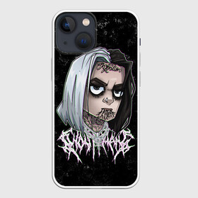 Чехол для iPhone 13 mini с принтом GHOSTEMANE (ART) в Тюмени,  |  | ghostemane | metal | music | pock | rap | госмейн | гостмейн | реп | рок