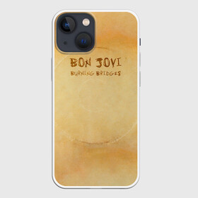 Чехол для iPhone 13 mini с принтом Burning Bridges   Bon Jovi в Тюмени,  |  | bon jovi | john | альбом | арена | бон | бон джови | глэм | группа | джови | джон | метал | музыка | надпись | песни | поп | попрок | рок | рокер | смайл | солист | софт | стена | хард | хеви | хевиметал