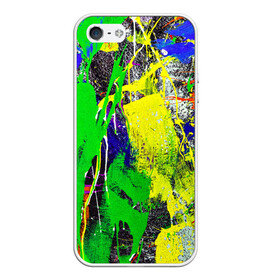 Чехол для iPhone 5/5S матовый с принтом Брызги красок | Grunge Paints в Тюмени, Силикон | Область печати: задняя сторона чехла, без боковых панелей | abstract | color | dye | grunge | grunge paints | paint | paints | splashes of paint | texture | абстракция | брызги | брызги красок | гранж | колорит | краски | текстура