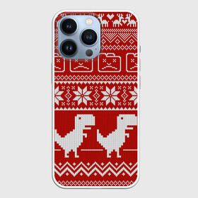 Чехол для iPhone 13 Pro с принтом Новогодний гугл в Тюмени,  |  | error | googl | арт | вязаный рисунок | вязь | гугл | дивнозаврик | динозавр | новый год | ночь | олени | олень | ошибка | рисунок | рождество | снег | снежинка | снежинки