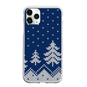 Чехол для iPhone 11 Pro матовый с принтом Зимняя ночь в Тюмени, Силикон |  | арт | вязаный рисунок | вязь | зима | зимняя ночь | лес | новый год | ночь | рисунок | рождество | снег | снеговик | снеговики | снежинка | снежинки