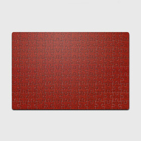 Головоломка Пазл магнитный 126 элементов с принтом Красная вязь в Тюмени, полимерный материал с магнитным слоем | 126 деталей, размер изделия —  180*270 мм | арт | вязаный рисунок | вязь | новый год | однотонный рисунок | рисунок | рождество