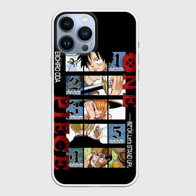 Чехол для iPhone 13 Pro Max с принтом Пятерка из Ван Пис в Тюмени,  |  | anime | luffy | one piece | sanji | usop | usopp | zoro | аниме | большой куш | ван пис | вон пис | зоро | луфи | луффи | нанами | пират | пираты | ророна | санджи | санжи | усоп | усопп