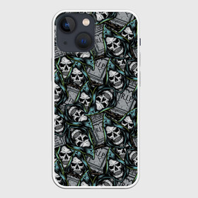 Чехол для iPhone 13 mini с принтом Смерть в Тюмени,  |  | halloween | holiday | pumpkin | samayn | zombie | вампир | ведьма | вечеринка | день всех святых | зомби | карнавал | кладбище | маскарад | мертвец | оборотень | привидение | самайн | светильник джека | страшный джек