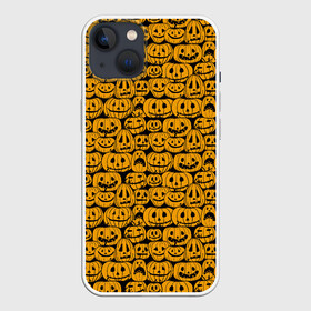 Чехол для iPhone 13 с принтом Хэллоуинские Тыквы в Тюмени,  |  | halloween | holiday | pumpkin | samayn | vampire | zombie | вампир | ведьма | вечеринка | день всех святых | зомби | карнавал | маскарад | мертвец | оборотень | привидение | самайн | светильник джека | страшный джек | труп