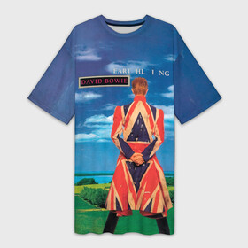 Платье-футболка 3D с принтом Earthling  David Bowie в Тюмени,  |  | david bowie | альтернативный | арт | боуи | глэм | девид | джаз | дэвед | дэвид | музыка | музыкант | певец | поп | психоделический | рок | соул | хард | экспериментальный | электронная | эмбиент