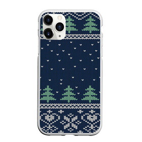 Чехол для iPhone 11 Pro Max матовый с принтом Зимняя ночь в Тюмени, Силикон |  | арт | вязаный рисунок | вязь | дерево | деревья | ёлка | ёлки | ель | зима | новый год | ночь | рисунок | рождество | снег | снежинка | снежинки