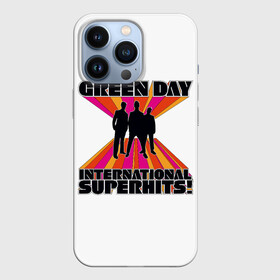 Чехол для iPhone 13 Pro с принтом International Superhits Green Day в Тюмени,  |  | american idiot | green day | альтернативный | билли джо армстронг | греен дай | грин дей | гриндей | группа | зелёный день | майк дёрнт | музыка | панк | поп | поппанк | рок | тре кул