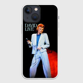 Чехол для iPhone 13 mini с принтом David Live   David Bowie в Тюмени,  |  | david bowie | альтернативный | арт | боуи | глэм | девид | джаз | дэвед | дэвид | музыка | музыкант | певец | поп | психоделический | рок | соул | хард | экспериментальный | электронная | эмбиент