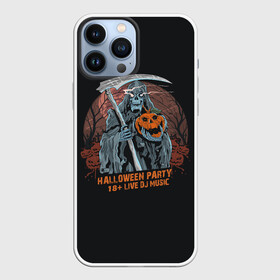 Чехол для iPhone 13 Pro Max с принтом Смерть с Косой в Тюмени,  |  | halloween | holiday | pumpkin | samayn | zombie | вампир | ведьма | вечеринка | день всех святых | зомби | карнавал | маскарад | мертвец | оборотень | привидение | самайн | светильник джека | страшный джек | труп | тыква
