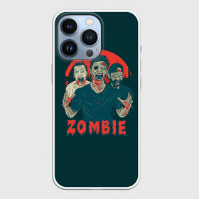 Чехол для iPhone 13 Pro с принтом Zombie в Тюмени,  |  | halloween | holiday | pumpkin | samayn | vampire | zombie | вампир | ведьма | вечеринка | день всех святых | зомби | карнавал | маскарад | мертвец | оборотень | привидение | самайн | светильник джека | страшный джек | труп