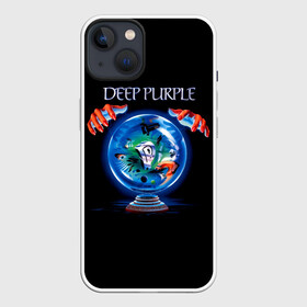 Чехол для iPhone 13 с принтом Slaves and Masters   Deep Purple в Тюмени,  |  | deep purple | альбом | гловер | группа | дееп | деп | ди | дип перпл | диперпл | дипперпл | иэн гиллан | иэн пэйс | лого | логотип | метал | морс | пепл | прогрессивный | психоделический | рок | символ | хард