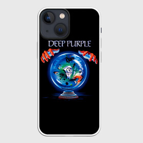 Чехол для iPhone 13 mini с принтом Slaves and Masters   Deep Purple в Тюмени,  |  | deep purple | альбом | гловер | группа | дееп | деп | ди | дип перпл | диперпл | дипперпл | иэн гиллан | иэн пэйс | лого | логотип | метал | морс | пепл | прогрессивный | психоделический | рок | символ | хард