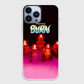 Чехол для iPhone 13 Pro Max с принтом Deep Purple   Burn в Тюмени,  |  | deep purple | альбом | гловер | группа | дееп | деп | ди | дип перпл | диперпл | дипперпл | иэн гиллан | иэн пэйс | лого | логотип | метал | морс | пепл | прогрессивный | психоделический | рок | символ | хард