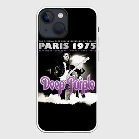 Чехол для iPhone 13 mini с принтом Deep Purple   Paris 1975 в Тюмени,  |  | deep purple | альбом | гловер | группа | дееп | деп | ди | дип перпл | диперпл | дипперпл | иэн гиллан | иэн пэйс | лого | логотип | метал | морс | пепл | прогрессивный | психоделический | рок | символ | хард