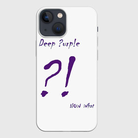 Чехол для iPhone 13 mini с принтом Now What Deep Purple в Тюмени,  |  | deep purple | альбом | гловер | группа | дееп | деп | ди | дип перпл | диперпл | дипперпл | иэн гиллан | иэн пэйс | лого | логотип | метал | морс | пепл | прогрессивный | психоделический | рок | символ | хард