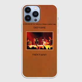 Чехол для iPhone 13 Pro Max с принтом Made in Japan   Deep Purple в Тюмени,  |  | deep purple | альбом | гловер | группа | дееп | деп | ди | дип перпл | диперпл | дипперпл | иэн гиллан | иэн пэйс | лого | логотип | метал | морс | пепл | прогрессивный | психоделический | рок | символ | хард