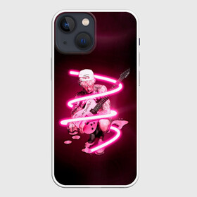 Чехол для iPhone 13 mini с принтом Pink MGK в Тюмени,  |  | hip hop | machine gun kelly | mgk | rap | rep | исполнители | исполнитель | колсон бэйкер | машин ган келли | музыка | реп