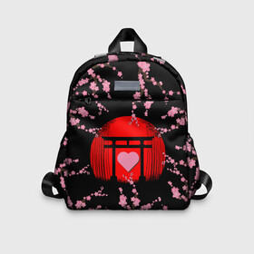 Детский рюкзак 3D с принтом Сакура | Япония | Japan (Z) в Тюмени, 100% полиэстер | лямки с регулируемой длиной, сверху петелька, чтобы рюкзак можно было повесить на вешалку. Основное отделение закрывается на молнию, как и внешний карман. Внутри дополнительный карман. По бокам два дополнительных кармашка | chery | flowers | japan | sakura | асихара но накацукуни | вишня | государство япония | ниппон | нихон | ооясимагуни | сакура | страна восходящего солнца | традиции | традиция | цветы | цветы сакуры | япония