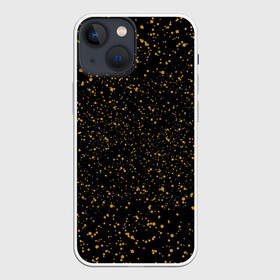 Чехол для iPhone 13 mini с принтом Жёлтые точки На черном Фоне в Тюмени,  |  | black | dots | in fashion | in the top | in the trend | romance | spots | starry | student | yellow | youth | в моде | в топе | в тренде | жёлтый | звёздное | молодежь | пятна | романтика | студент | точки | черные