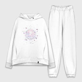 Женский костюм хлопок Oversize с принтом Floral Libra Весы из цветов в Тюмени,  |  | art | flower | flowers | geometric | gradient | space | venus | арт | венера | весов | геометрия | гороскоп | градиент | графика | иллюстрация | космос | минимализм | мистика | подарок весам | сатурн | созвездие | созвездия