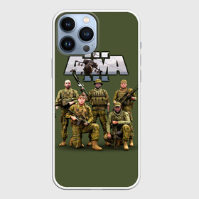 Чехол для iPhone 13 Pro Max с принтом Арма   Arma, военный симулятор в Тюмени,  |  | Тематика изображения на принте: arma | arma tactics | army | khaki | machine | soldiers | tactical | war | автоматы | арма | армия | военный симулятор | война | оружие | симулятор | солдаты | стрелялки | тактические | хаки