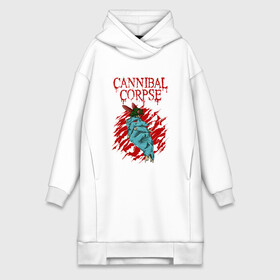 Платье-худи хлопок с принтом Cannibal Corpse | Труп Каннибала в Тюмени,  |  | cannibal | cannibal corpse | corpse | death metal | deathgrind | алекс уэбстер | брутальный дэт метал | дэт метал | дэтграйнд | пол мазуркевич | роб барретт | труп каннибала