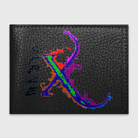 Обложка для студенческого билета с принтом SPACEX Красочный Неон в Тюмени, натуральная кожа | Размер: 11*8 см; Печать на всей внешней стороне | компания | краски | логотип | неон. | промышленность