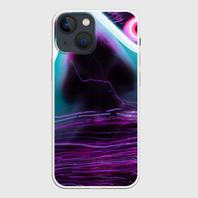 Чехол для iPhone 13 mini с принтом face in neon style в Тюмени,  |  | face | neon style | лицо | неон | очки