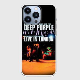 Чехол для iPhone 13 Pro с принтом Deep Purple   Live In London в Тюмени,  |  | deep purple | альбом | гловер | группа | дееп | деп | ди | дип перпл | диперпл | дипперпл | иэн гиллан | иэн пэйс | лого | логотип | метал | морс | пепл | прогрессивный | психоделический | рок | символ | хард