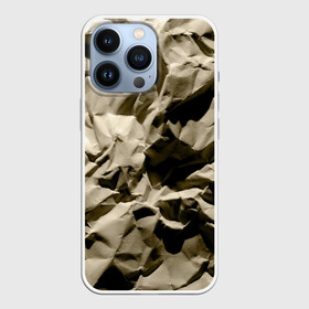 Чехол для iPhone 13 Pro с принтом Мягкая мятая бумага в Тюмени,  |  | crumpled | gray | packaging | paper | soft | texture | wrinkled | бумага | мягкая | мятая | помятая | серая | текстура | упаковочная