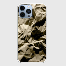 Чехол для iPhone 13 Pro Max с принтом Мягкая мятая бумага в Тюмени,  |  | crumpled | gray | packaging | paper | soft | texture | wrinkled | бумага | мягкая | мятая | помятая | серая | текстура | упаковочная
