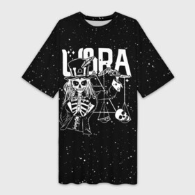Платье-футболка 3D с принтом Dark Libra в Тюмени,  |  | libra | zodiac | астрология | весы | гороскоп | гороскопы | зз | знаки зодиака | зодиак