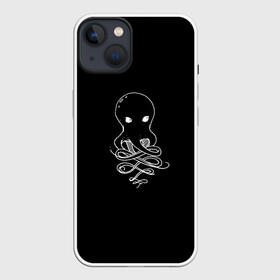 Чехол для iPhone 13 с принтом Small Octopus в Тюмени,  |  | draw | drawing | octopus | карандаш | милашка | море | морские обитатели | октопус | осьминог | осьминожка | рисунок | рисунок карандашом | рыба