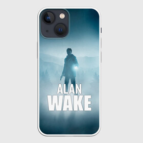 Чехол для iPhone 13 mini с принтом Alan Wake Video Game Art в Тюмени,  |  | action | adventure | alan | entertainment | game | horror | remedy | survival | videogame | wake | алан | брайт | игра | лес | ночь | триллер | уэйк | фоллс | фонарик | хоррор | экшн