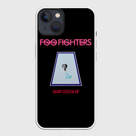 Чехол для iPhone 13 с принтом Saint Cecilia   Foo Fighters в Тюмени,  |  | ff | foo fighters | альтернативный | группа | дэйв грол | крис шифлетт | метал | музыка | надпись | нэйт мендел | постгранж | пэт смир | рок | тейлор хокинс | фу файтерс | фф | хард | хардрок