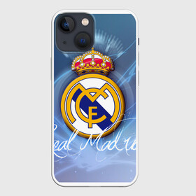 Чехол для iPhone 13 mini с принтом FC РЕАЛ МАДРИД в Тюмени,  |  | игра | мадрид | реал | спорт | футбол