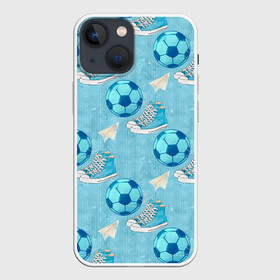 Чехол для iPhone 13 mini с принтом Юный футболист в Тюмени,  |  | мальчик | мяч | футбол | футболист | футбольный мяч | школьник