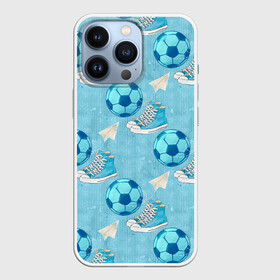 Чехол для iPhone 13 Pro с принтом Юный футболист в Тюмени,  |  | мальчик | мяч | футбол | футболист | футбольный мяч | школьник