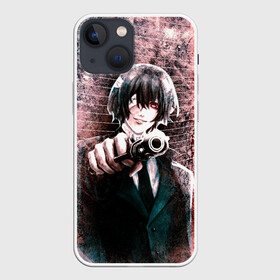 Чехол для iPhone 13 mini с принтом Опасный Дазай Осаму в Тюмени,  |  | bungou stray dogs | dazai | osamu | бродячие псы | великий | дазай | дазай осаму | осаму