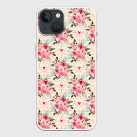 Чехол для iPhone 13 с принтом полевые цветочки в Тюмени,  |  | весна | девушкам | лето | розы | цветочки | цветы