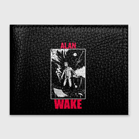 Обложка для студенческого билета с принтом ALAN WAKE ART в Тюмени, натуральная кожа | Размер: 11*8 см; Печать на всей внешней стороне | alan | alanwake | gameart | re | remastered | wake