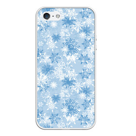 Чехол для iPhone 5/5S матовый с принтом Морозец в Тюмени, Силикон | Область печати: задняя сторона чехла, без боковых панелей | merry christmas | дед мороз | ёлка | зима | мороз | новый год | подарок | праздник | рождество | с новым годом | сантаклаус | снег | снеговик | снегурочка | снежинки | снежные узоры | узоры